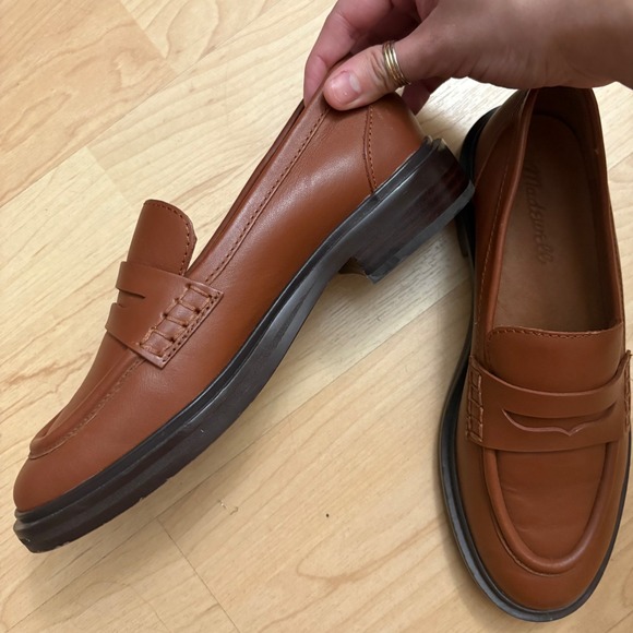 MADEWELL The‎ Vernon Loafer In Dried Maple Brown Size 6.5 - Picture 7 of 8